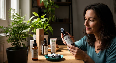 cosmétiques éco-responsables salle de bain
