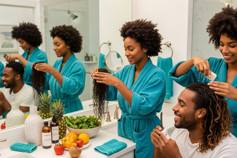 soins capillaires naturels, routine cheveux sains, astuces beauté