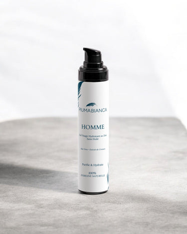 Gel Visage Hydratant au Zinc – Sans Huile - Piuma Bianca - Gel Visage Hydratant au Zinc – Sans Huile - 