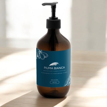 Nettoyant Corps - Gingembre & Cardamome Fumée - Piuma Bianca - Nettoyant Corps - Gingembre & Cardamome Fumée - 