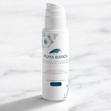 Nettoyant Peaux Sensibles - Anti Impureté & Maquillage - Piuma Bianca - Nettoyant Peaux Sensibles - Anti Impureté & Maquillage - 