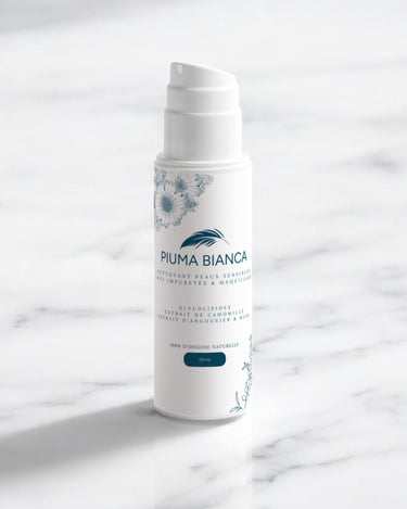 Nettoyant Peaux Sensibles - Anti Impureté & Maquillage - Piuma Bianca - Nettoyant Peaux Sensibles - Anti Impureté & Maquillage - 