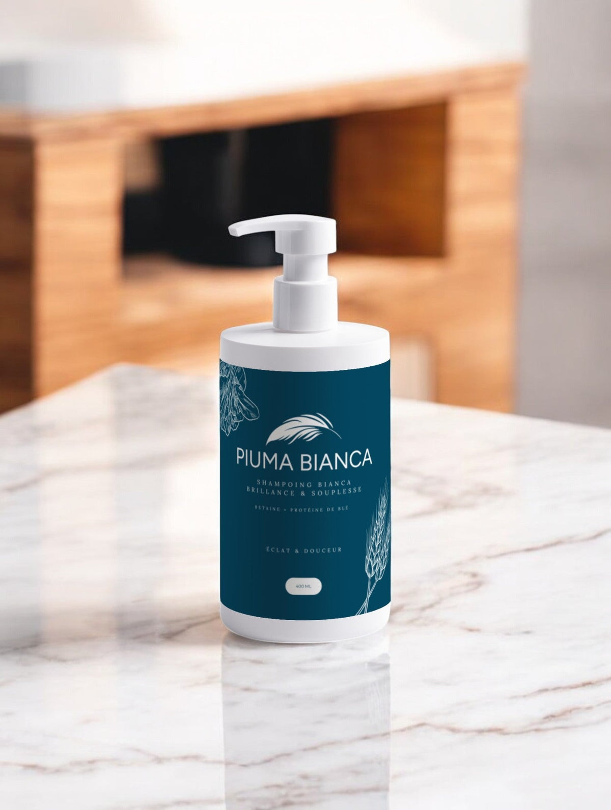 Shampoing Bianca - Brillance & Souplesse - Piuma Bianca